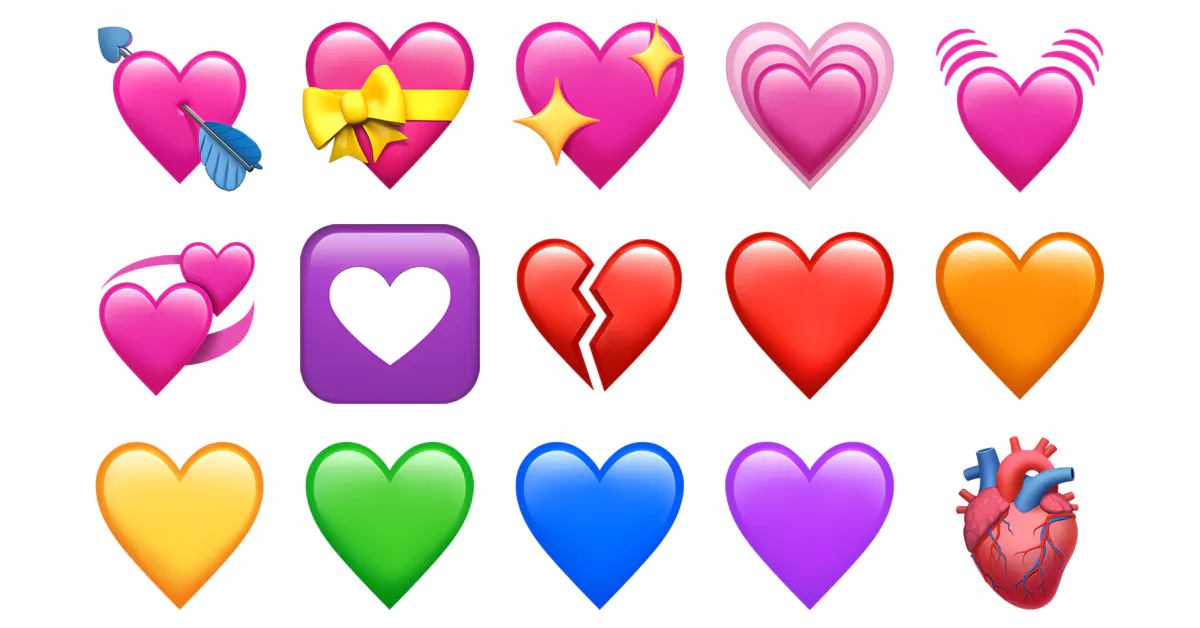 💓 Anatomical-Heart-Emoji Emojis ️💔💘💖💝 Copy & Combos