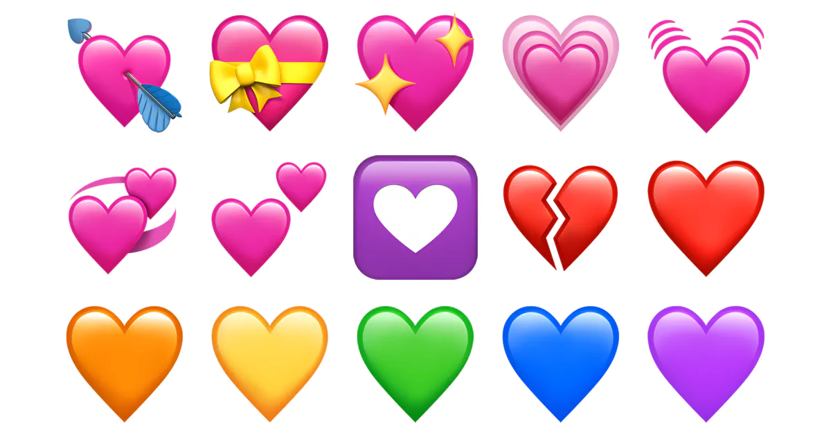 💓 Anatomy-Heart Emojis 💔 ️💘💖💗 Copy & Combos