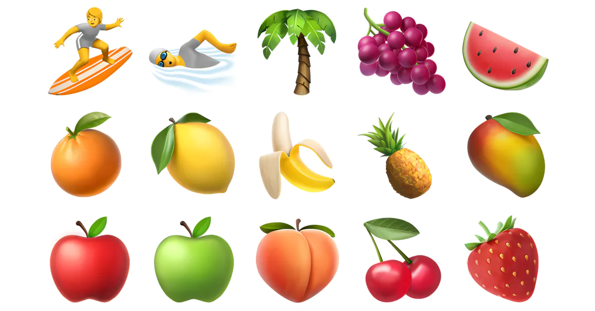 🏖️ DeckChair Emojis 🌞🌊🍹🕶️🏝️ Copy & Combos