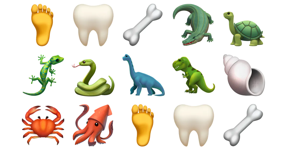  Paleontology Emojis Copy Combos