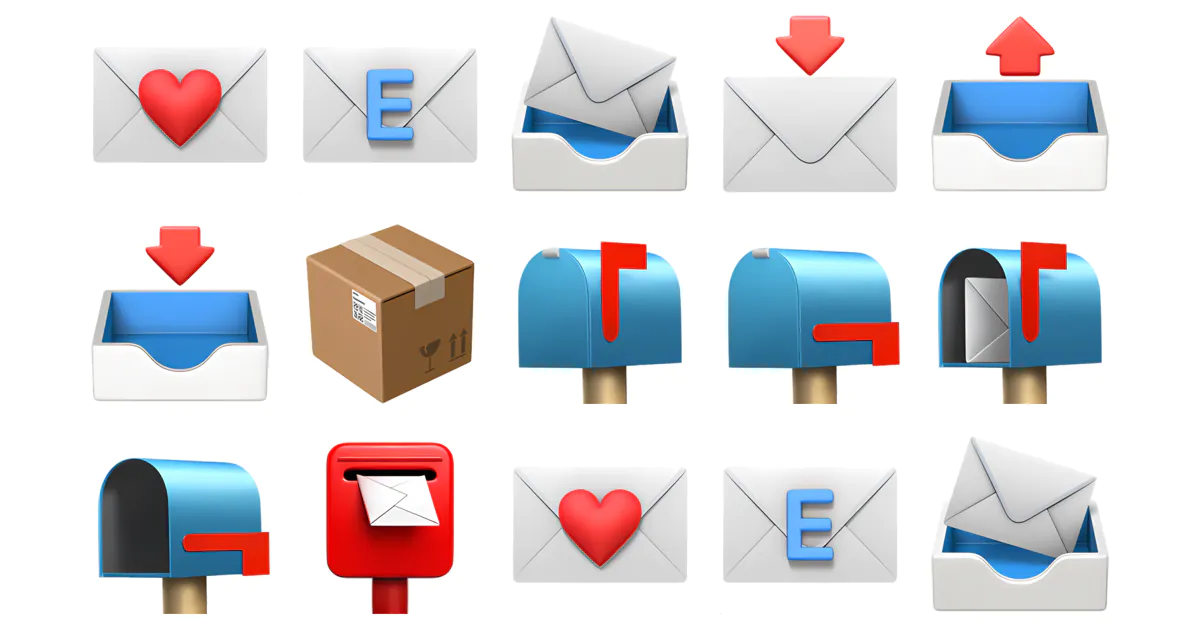 📮 Postbox Emojis 📬📭📪📫📦 Copy & Combos