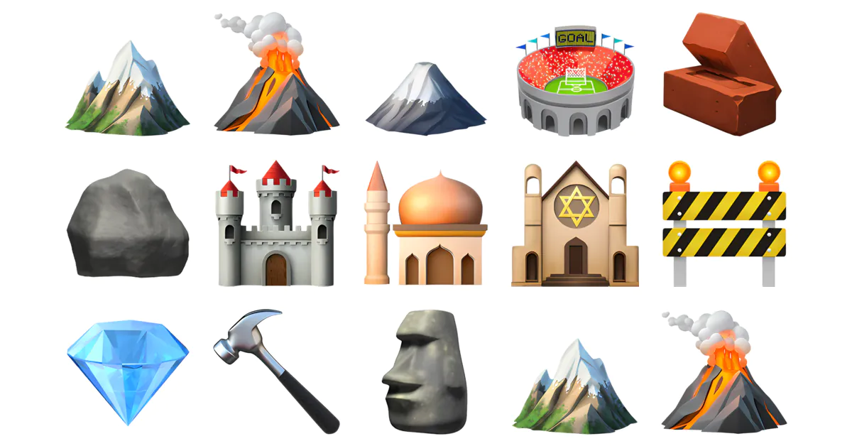  Stone Emojis Copy Combos