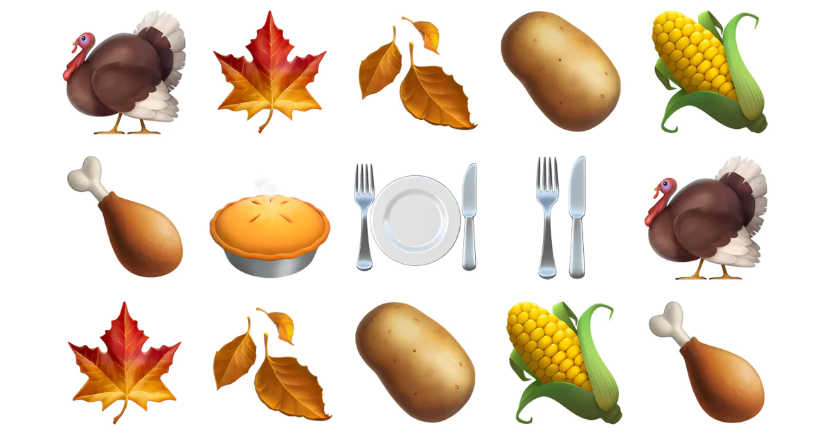 thanksgiving emojis